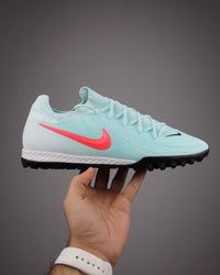 Phantom GX II Pro TF turf soccer shoe in a mint green Turf Football Boots