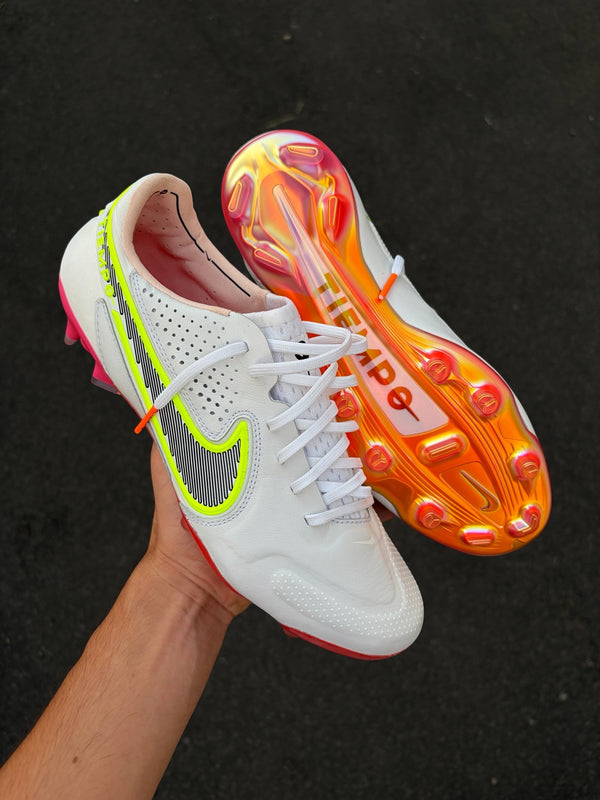 Tiempo Legend 9 Elite FG in the "Rawdacious" colorway Football