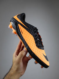 Hypervenom Phantom RGN SE in the striking 'Bright Citrus' black and orange Football Boots