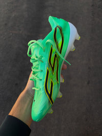 F50 Hyperfast Evo football boot in the vibrant "Pulse Mint" Football Boots