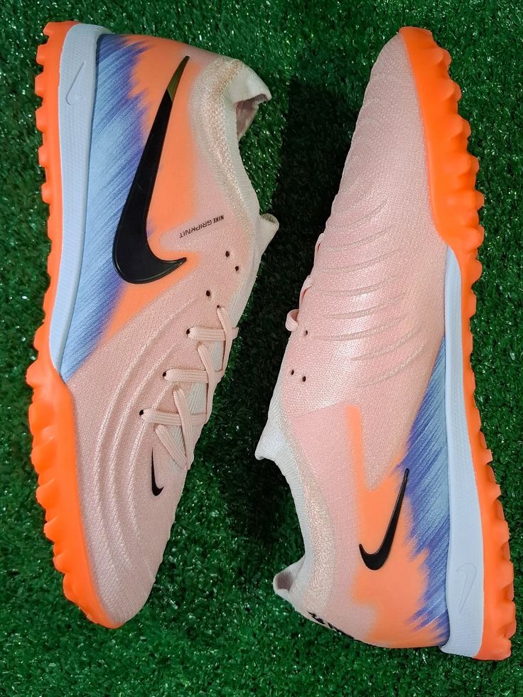 Phantom GX 2 turf football boots featuring a peach and orange football boots